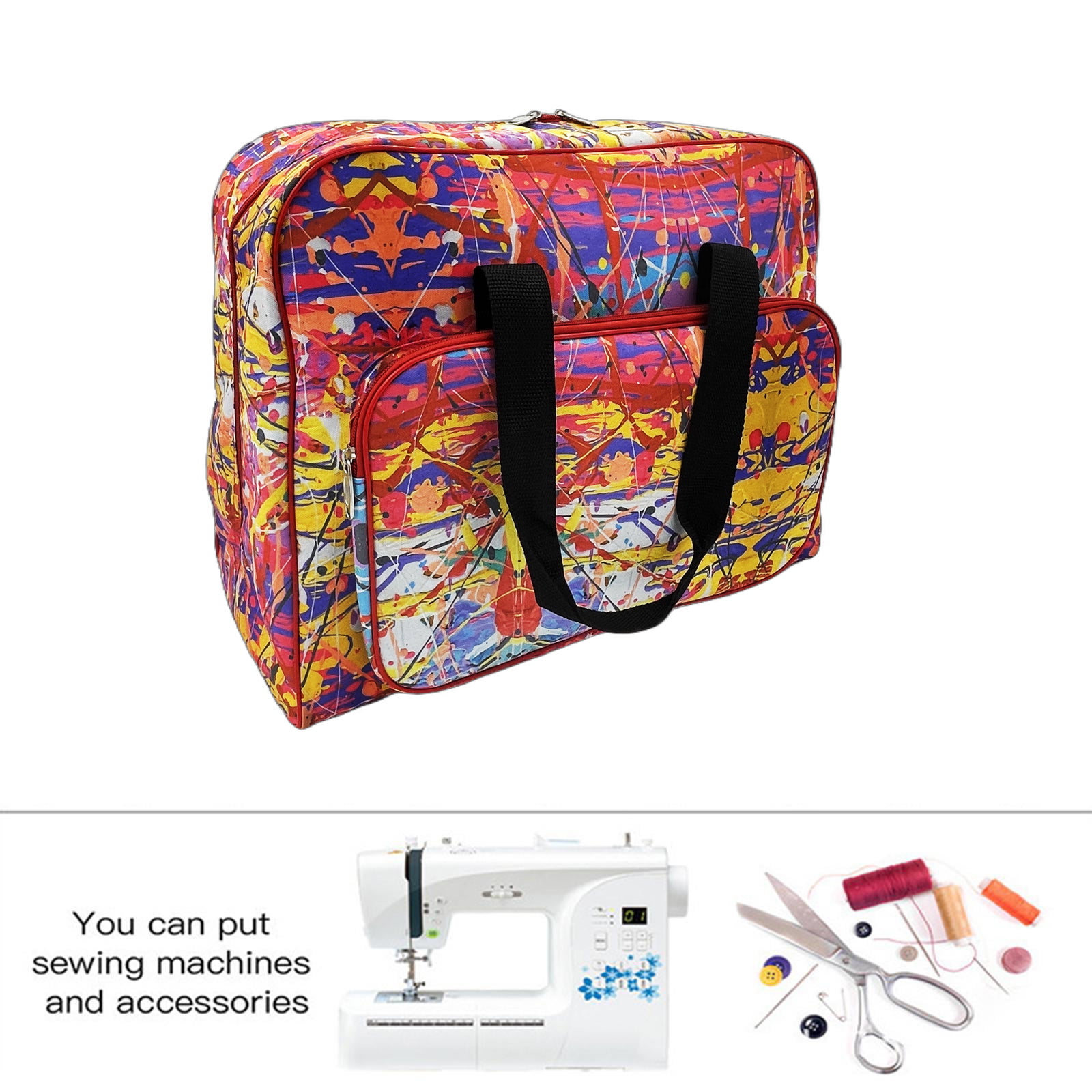 เคสพกพาเครื่องเย็บผ้าอุปกรณ์เย - Travel Accessories Organizer Bag บทวิจารณ์และราคา