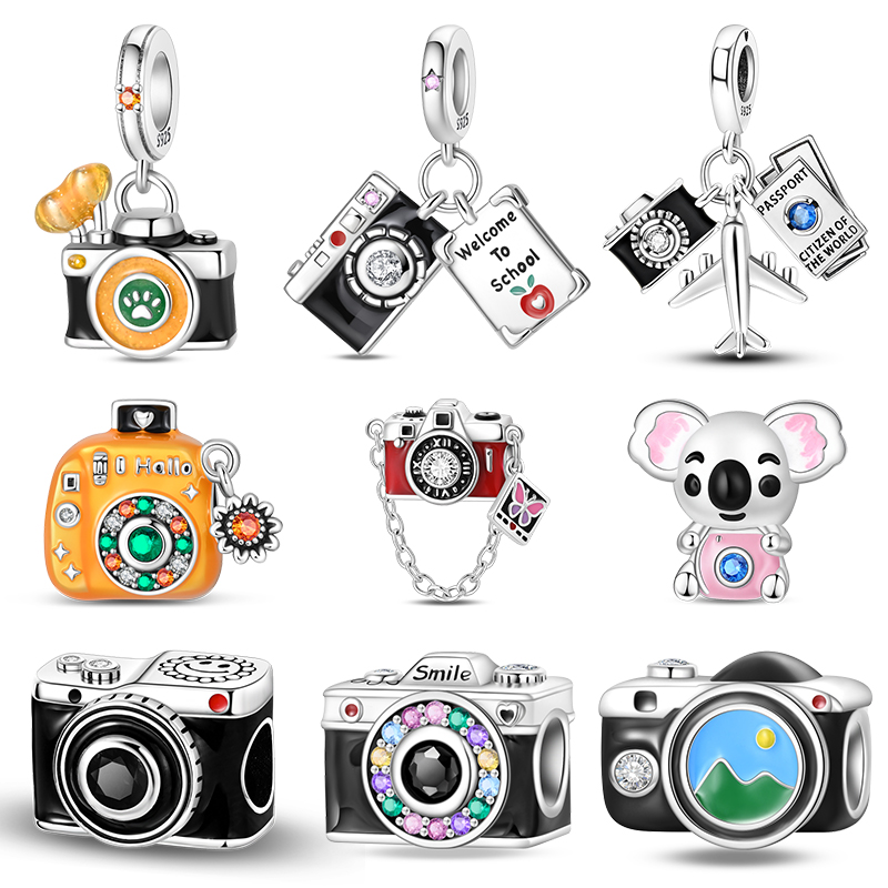 จี้กล้องวินเทจเงินแท้ 925 ประด - Travel Accessories India บทวิจารณ์และราคา