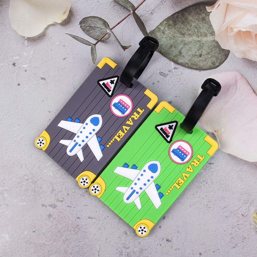 Soft PVC กระเป๋าแท็กเครื่องบิน - Travel Accessories India บทวิจารณ์และราคา