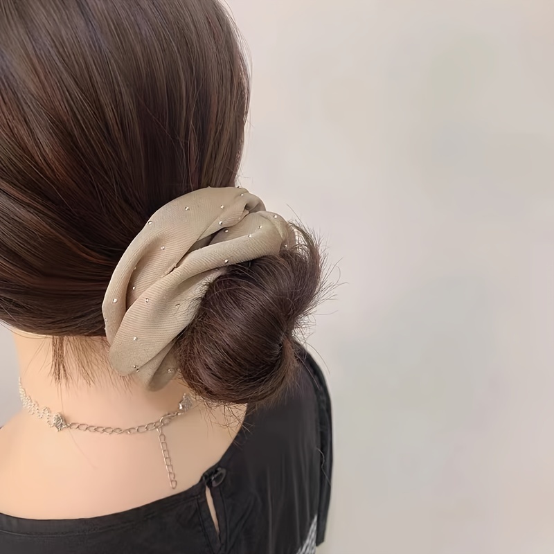 1/3PCS ซาติน Scrunchies พร้อม  - Travel Accessories Aesthetic บทวิจารณ์และราคา