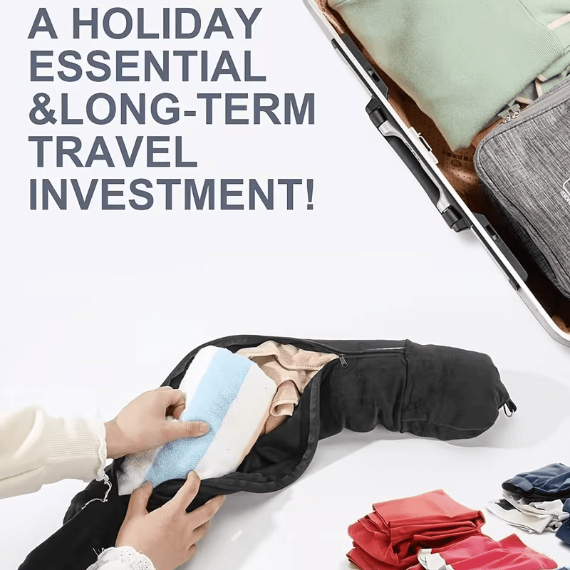 1 ชุดปลอกหมอนรูปตัวยู สามารถใส - Travel Accessories Long Flight บทวิจารณ์และราคา