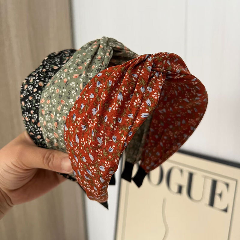ที่คาดผมผ้าฝ้ายนุ่มลายดอกไม้เล - Travel Accessories Aesthetic บทวิจารณ์และราคา